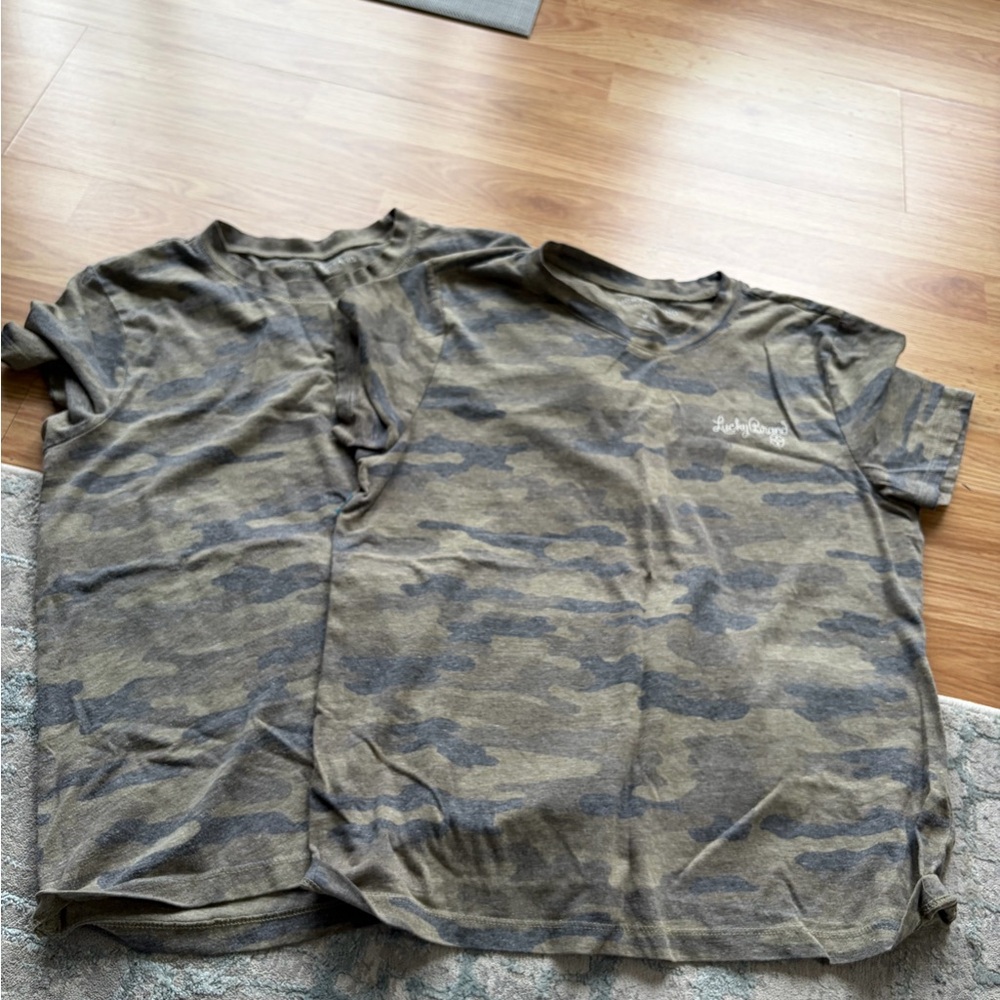 Camo Short Sleeve T-Shirt - Olive Green